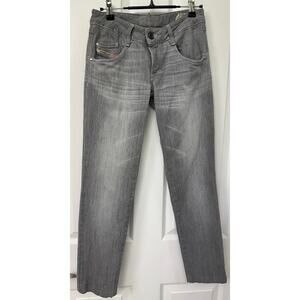 Diesel Industry Mens 28/32 clutch stretch denim Jeans grey vintage Y2K 90s 80s